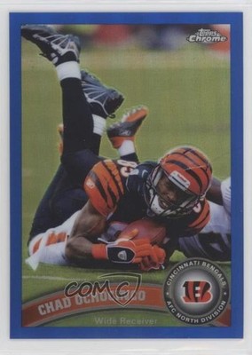 2011 Topps Chrome Blue Refractor 93/199 Chad Johnson Chad Ochocinco #57 0j3l