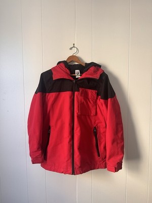 Burton Dry Ride Red/Black Snowboard Jacket With Fleece Lining Men s Size S