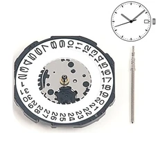 Durable 23.7mm 32,768 Hz Frequency Date At 3 Quartz Watch Movement PC32A