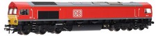 32-734BSF Bachmann OO Class 66/0 66117 DB Cargo - DCC Sound Fitted (Pre-Owned)