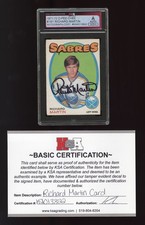 1971 O-Pee-Chee 161 Richard Rick Martin Autographed KSA COA 1976 Canada Cup Icon