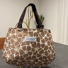 Handmade tote bag round bag pleated tote bag