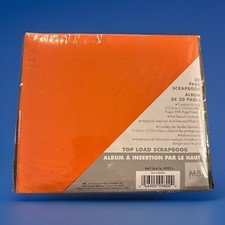 New - MBI Orange 20 Page Top Load Scrapbook 6x6