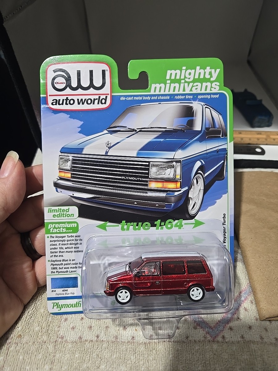 Auto World 1989 Plymouth Voyager Turbo Ultra Red Chase | eBay