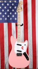 Squier FSR Sonic Mustang - Shell Pink