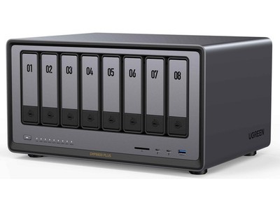UGREEN NASync DXP8800 Plus 8-Bay NAS 0/8 SATA + 0/2 M.2 SSD, 2x 10GbE, 32GB RAM