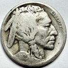 1920-S Buffalo Nickel 5c Coin Circulated Good Condition Semi-Key Date #11