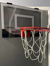 Goaliath 18" X 12” Backboard 9” Rim Mini-Basketball Hoop Over the Door