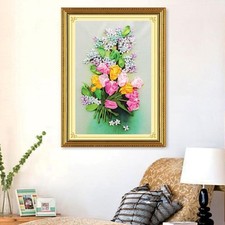 Kits De Broderie De Ruban Kit De Peinture De Fleur De Tulipe Bricolage