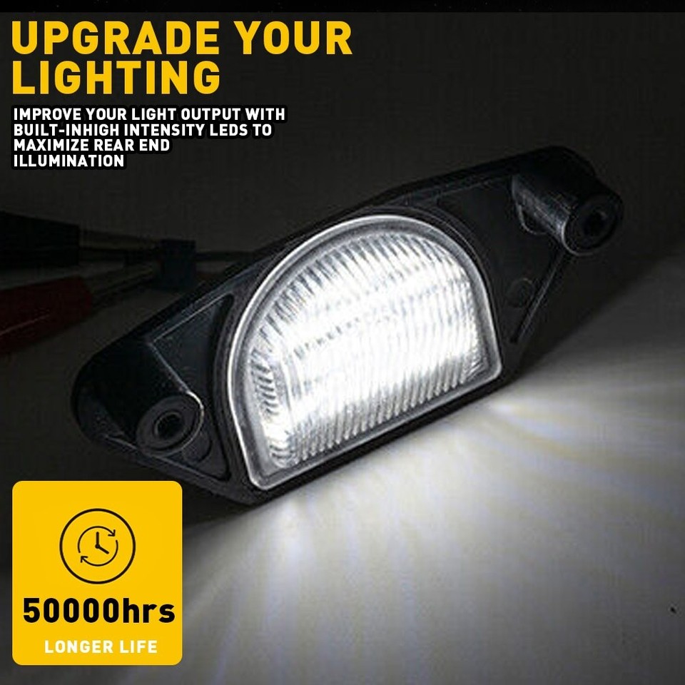 For Chevy Corvette C5 C6 C4 Impala Lumina LED Number License Plate ...