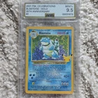 Pokemon 2021 Blastoise 2/102 Holo Classic Collection Celebrations AGS 9.5