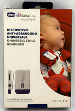 Chicco BebeCare Easy-Tech Promemoria Universale per Bambini Articolo di Sicurezza Auto - Bianco