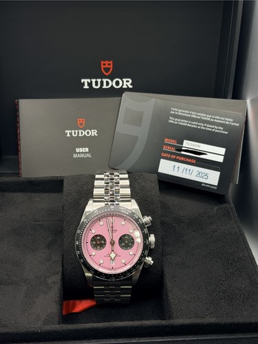 2025 TUDOR Black Bay Chrono 41 Pink Dial Auto Chrono Reference 79360N-0019