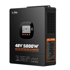 LiTime 48V 5000W Split Phase All In One Solar Inverter Charger For Home Off-grid