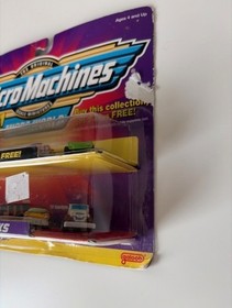 Micro Machines Galoob Micro World #5 Street Trucks 65130 Sealed Vintage Toy