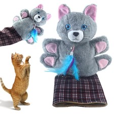 Cat Wrestling Glove, Tough Padding for Safe and Fun Interactive Play, Pet Lov...