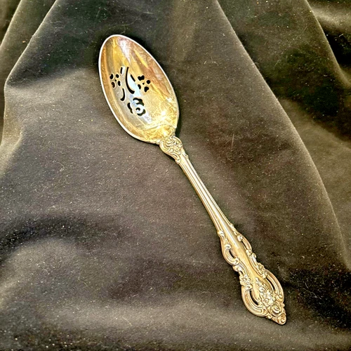 Pierced Serving Spoon El Grandee (Sterling 1964) by Towle Silver - Free Shipping