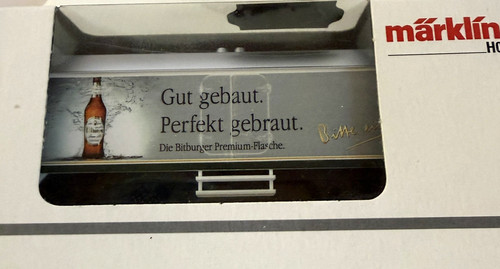 Märklin H0 # 94370 in OVP - Bierkühlwagen BITBURGER Gut gebaut - perfekt gebraut | Condition: Gebraucht