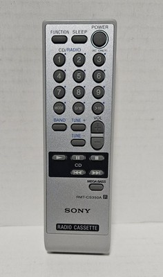 Sony Remote Control Universal Programmable RMT CS350A CFD S350 Used