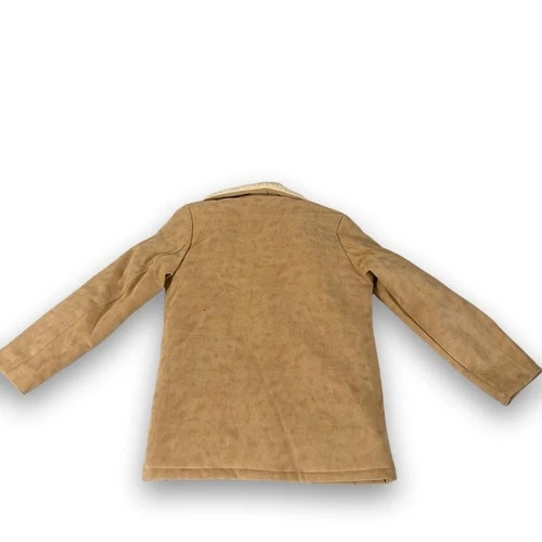 Vintage 70s/80s Swingster Tan Faux Sherpa Suede Ranch Jacket image 2