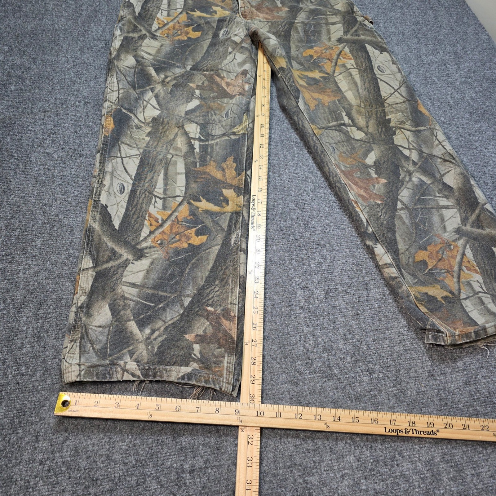 Carhartt B158 CMO Realtree Camo Dungaree Pants Men's 38x30 Vintage Workwear thumbnail 3