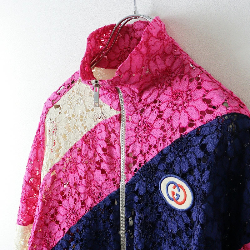 [Winter ] GUCCI Lace Interlocking GG Patch Track … - image 4