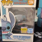 Funko Pop! Vinyl Disney Lilo & Stitch Stitch on Surfboard #1594 Summer Con