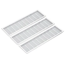 5Pcs 9 Inch Rectangle Ventilation Grille Plastic Air Vent Cover Silver