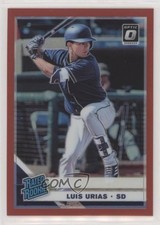 2019 Panini Donruss Optic Rated Rookies Red Prizm 38/60 Luis Urias #45 8k4