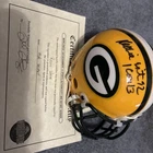 REGGIE WHITE GREEN BAY PACKERS AUTOGRAPHED Signed Riddell Mini Helmet HOFer Cert