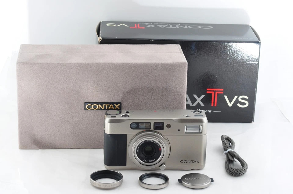 US duty paid NEAR MINT BOXED Contax TVS Point & Shoot 35mm Compact Film Camera - Image 3 of 4