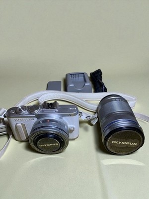 [Neuwertig] Olympus PEN E-PL8 16.1MP Digitalkamera weiß mit Objektiv,...