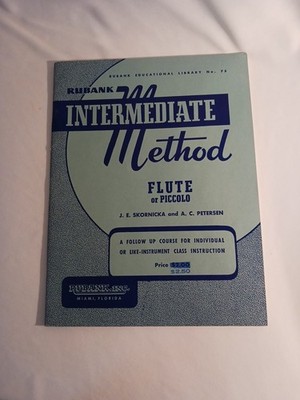 Rubank Intermediate Method for Flute or Piccolo, No 75