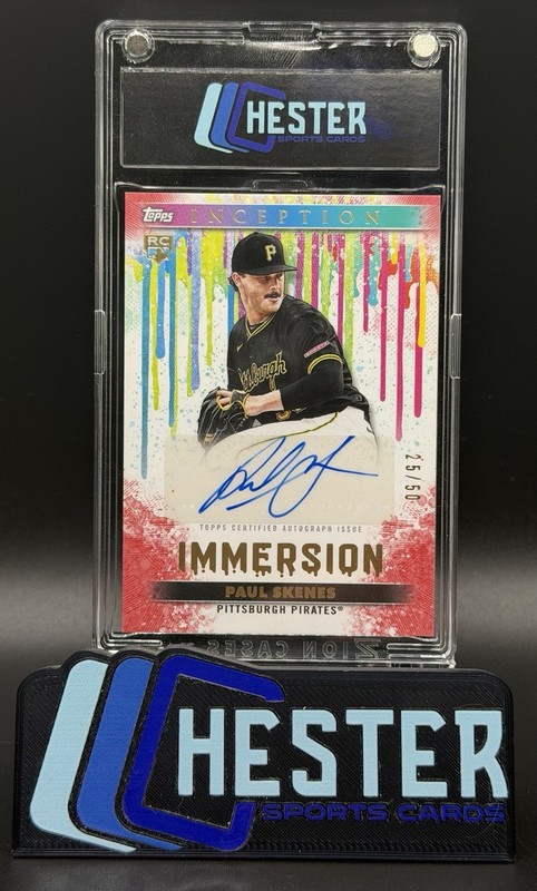PAUL SKENES -2024 Topps Inception RC Auto Immersion /50 Pirates IA-PS