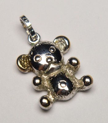 SÜSSE TEDDYBÄR ANHÄNGER 925 STERLINGSILBER