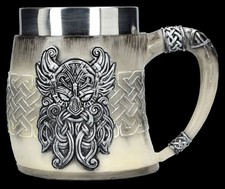 Vichingo Krug - Corno da Bevuta Im Nordmann-Design - Met Birra Becher - 400 ML