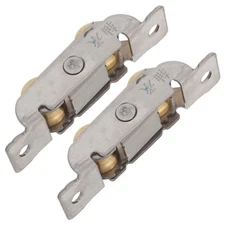 2 Pcs Door Window Roller Furniture Rollers Wheel Heavy-duty Sliding Replacement