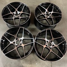New Set 18 Inch Rizo Rs3 Wheels Rims 18x9 35 5x114.3 Lexus Infiniti Honda