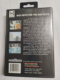 Crack Down (Sega Genesis) (CIB) Tested & Working