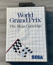 World Grand Prix (Sega Master System, 1986) Game Case Manual - Tested & Working