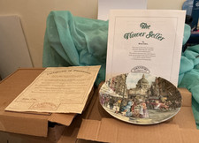 DAVENPORT POTTERY CRIES OF LONDON "THE FLOWER SELLER" COLLECTORS PLATE