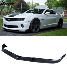 Fits 10-13 Chevrolet Camaro V8 Ss Street Style Front Bumper Lip Spoiler Black Pu Fits 10-13 Chevrolet Camaro V8 Ss Street Style Front Bumper Lip Spoiler Black Pu