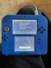 Nintendo 2DS Handheld Game Console WAP-002 Black/Blue