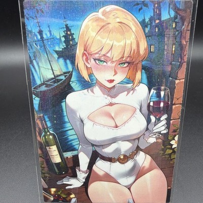 Power Girl Anime Waifu Card Doujin ACG Goddess Holo