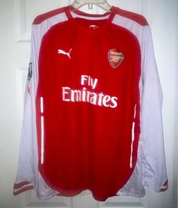 PUMA Arsenal FC 長袖ユニフォーム レッド ホワイト Puma Arsenal | eBay