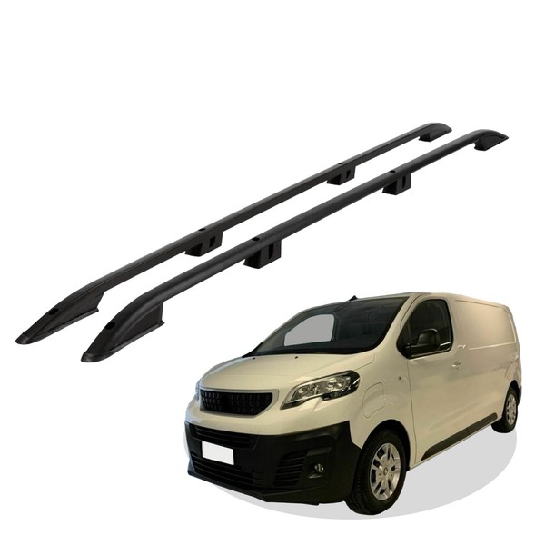 Dachreling Passend FüR Peugeot Expert L2 Mittel (Mwb) Baujahr Ab 2016 Schwarz-image