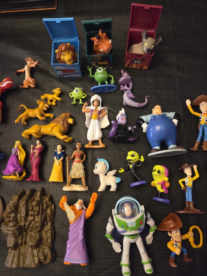 Lote Figuras Disney Vintage Años 90 00 Figuras de Acción Hércules Rey León Toy Story Foto 3 de 4