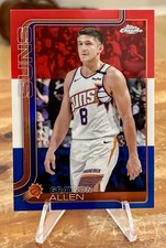 2025-26 Topps Chrome Grayson Allen #107 Red White & Blue Refractor Prizm Suns