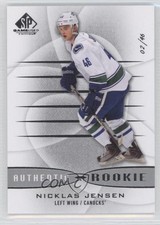 2013-14 SP Game Used Edition Authentic Rookies 2/46 Nicklas Jensen #156 0c3