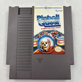 Pinbal & Pinball Quest Lot NES Authentic Cartridges Only Cleaned Pins